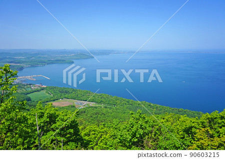 Lake Saroma Observatory overlooking Lake Saroma, Hokkaido 90603215