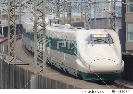 Tohoku Shinkansen, Joetsu Shinkansen 40th Anniversary 200 Series Color Reprint E2 Series Green Line Shinkansen 90604075