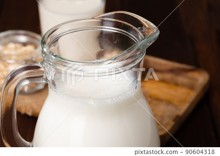 Glass Milk Pitcher #20603