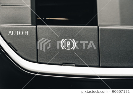 Buttons panel of the car on the dashboard 90607151