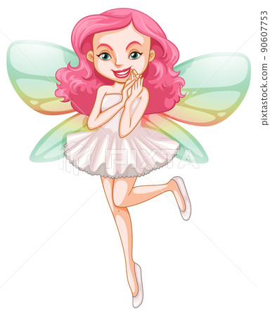 Fantastic fairy girl cartoon character 90607753