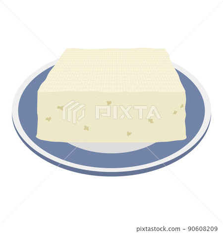 Illustration of cotton tofu 90608209