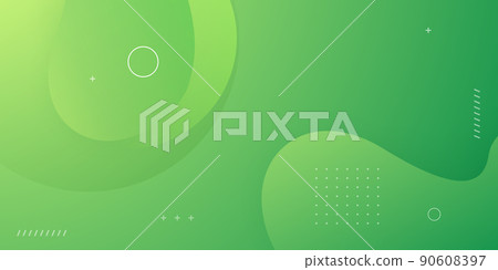 Abstract background design colorful geometric fluid shapes elements vector 90608397