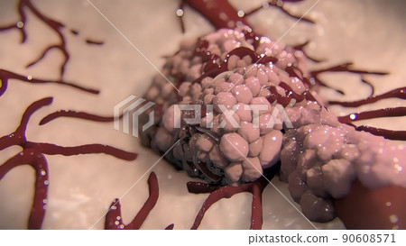 Division and growth of cancerous cells 90608571