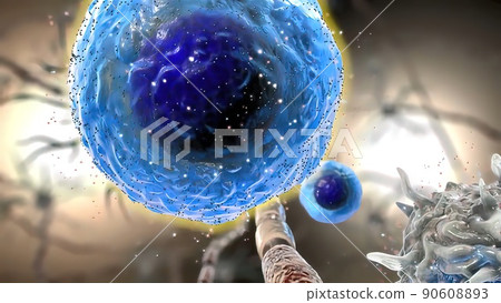 Cytokine production in activated macrophages 90608893