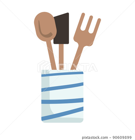 Kitchen utensil semi flat color vector object.... - Stock Illustration  [90609899] - PIXTA