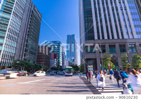 《Tokyo》 Cityscape of Yaesu ・ In front of Tokyo Station 90610230
