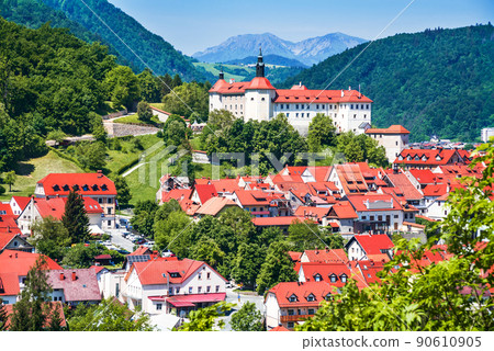 Skofja Loka, Slovenia. Carniola historical region Skofja Loka, Slovenia. Carniola historical region 90610905