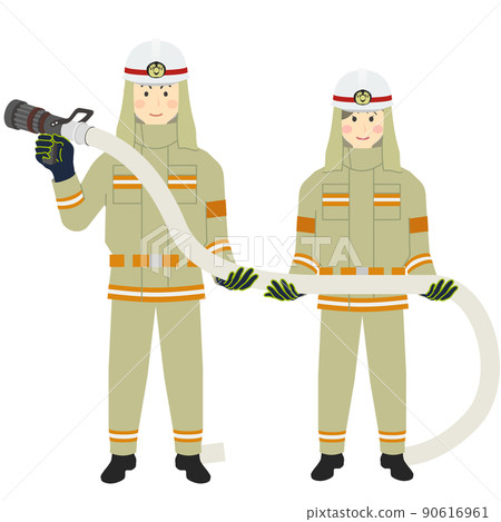 Occupation [Men and women of firefighters] 90616961