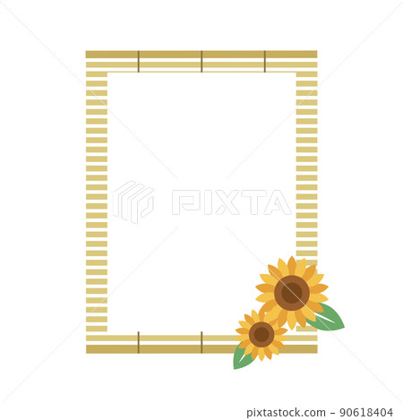 Japanese style frame illustration material set design midyear gift Japan summer gift gift blind Japanese style frame illustration material set design midyear gift Japan summer gift gift blind 90618404