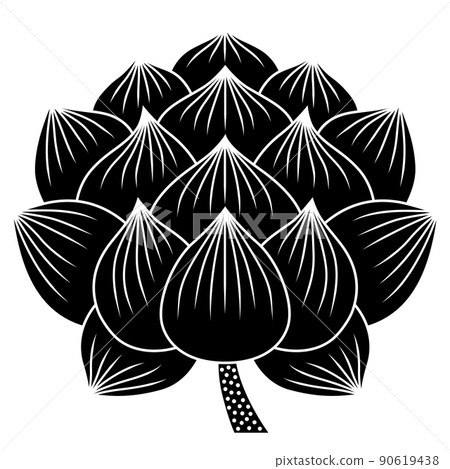 這是一個家族的徽章。它被稱為蓮花。 這是一個家族的徽章。它被稱為蓮花。 90619438