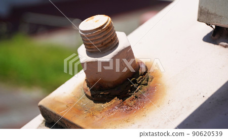 Landscape with a footbridge <16> (nuts and bolts used for a footbridge) Landscape with a footbridge <16> (nuts and bolts used for a footbridge) 90620539