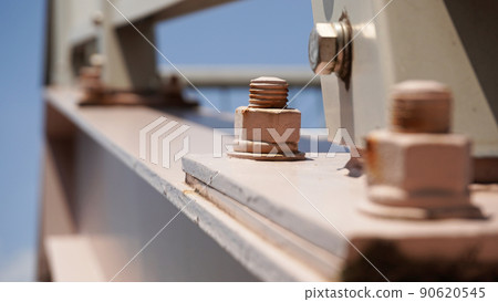 Landscape with a footbridge <22> (joint part of the stairs of the pedestrian bridge) Landscape with a footbridge <22> (joint part of the stairs of the pedestrian bridge) 90620545