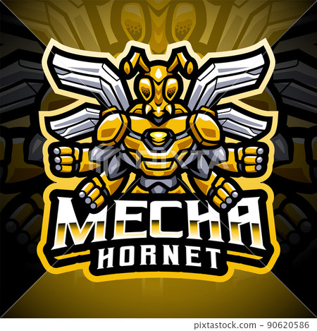Mecha hornet esport mascot logo design Mecha hornet esport mascot logo design 90620586