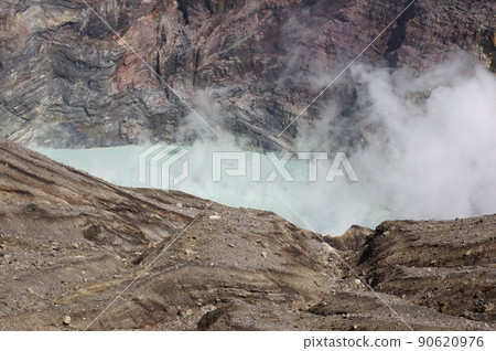 秋天的阿蘇火山口【熊本縣】 秋天的阿蘇火山口【熊本縣】 90620976