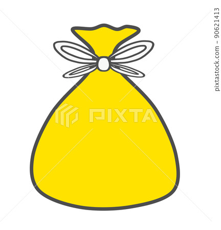 黃色抽繩包 90621413