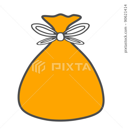 橙色抽繩包 90621414