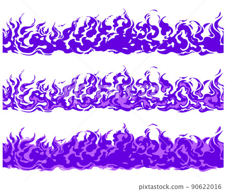 Burning purple flame (repeat material) 90622016
