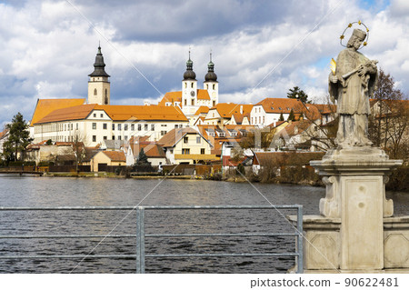 old town in Telc, Czech Republic 90622481
