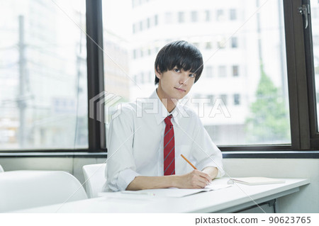 Preparatory school high school boy smile 90623765