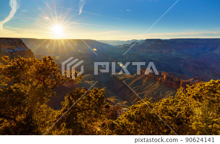 Grand Canyon National park at sunrise, Arizona, USA Grand Canyon National park at sunrise, Arizona, USA 90624141