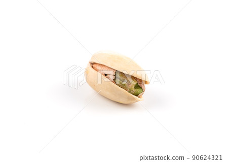 pistachio nut isolated on white background 90624321