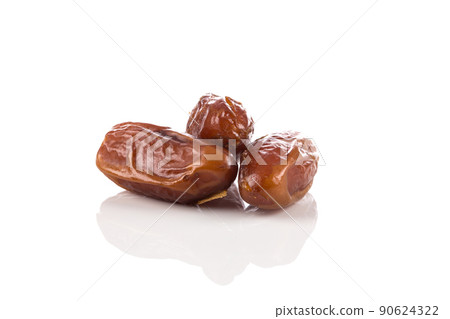 Date fruit close up isolated on white background Date fruit close up isolated on white background 90624322