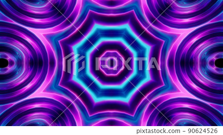 Neon Energy Wave Gathering in the Center 90624526