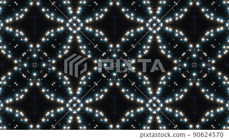 Bright Glittering Particles Kaleidoscope Effect Bright Glittering Particles Kaleidoscope Effect 90624570