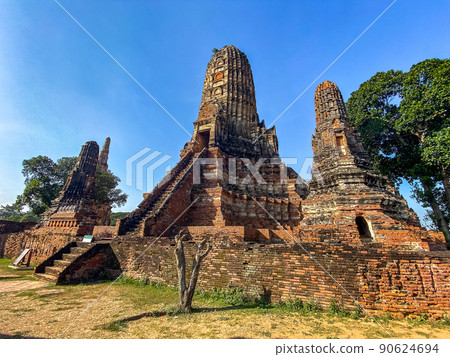 Wat Yai Chai Mongkhon temple ruin in Ayutthaya, Thailand Wat Yai Chai Mongkhon temple ruin in Ayutthaya, Thailand 90624694