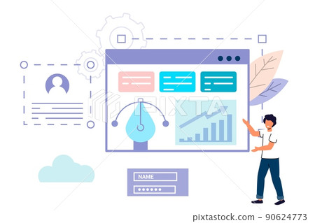 Business big data analysis global analytics financial research report 90624773
