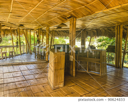 Giant Bamboo Hut in Doi Inthanon national park in Chiang Mai, Thailand Giant Bamboo Hut in Doi Inthanon national park in Chiang Mai, Thailand 90624833