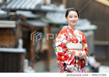 Kimono women Kyoto women's trip Kimono women Kyoto women's trip 90625366