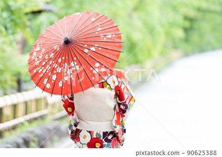 Kimono women Kyoto women's trip 90625388