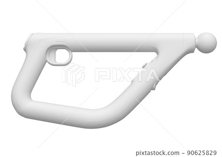 Virtual reality controllers for online and cloud gaming on white background 90625829