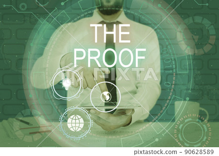 Inspiration showing sign The Proof. Concept meaning Evidence by nature of any actions or words with a thing to see Businessman pointing down tablet represents global innovative thinking. Inspiration showing sign The Proof. Concept meaning Evidence by nature of any actions or words with a thing to see Businessman pointing down tablet represents global innovative thinking. 90628589