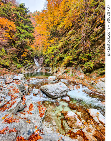 Ojiragawa Canyon(秋季):Sengabuchi Ojiragawa Canyon(秋季):Sengabuchi 90628737
