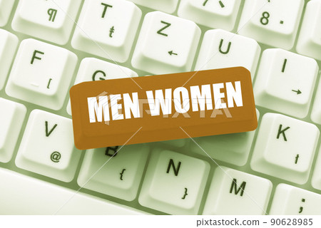 Text showing inspiration Men Women. Internet Concept The state where in a boy or a girl turns to be a mature adult -48857 Text showing inspiration Men Women. Internet Concept The state where in a boy or a girl turns to be a mature adult -48857 90628985