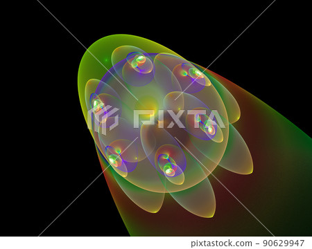 Imaginatory fractal abstract background Image Imaginatory fractal abstract background Image 90629947