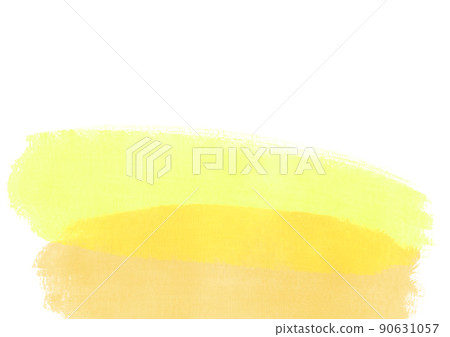 水彩背景黃色漸變透明白色背景水平 90631057