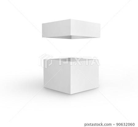 Blank package Box. Isolated on white background Blank package Box. Isolated on white background 90632060