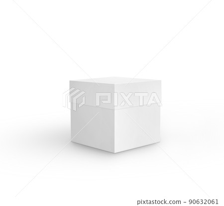 Blank package Box. Isolated on white background 90632061