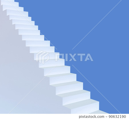 The stairs. business concept growth and the path to success. 3D render The stairs. business concept growth and the path to success. 3D render 90632190