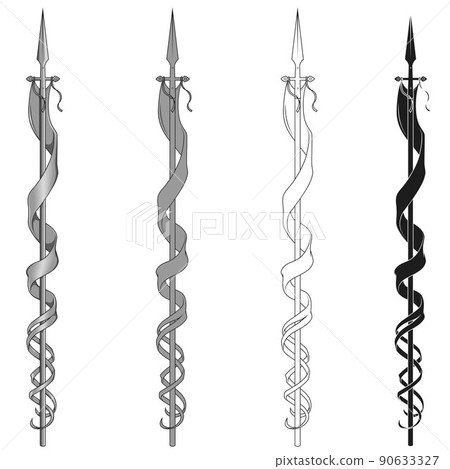 vector, Flag, pennant, emblem, heraldic, heraldry, blazon, banner, spear, weapon, battle, combat, military, war, medieval, middle ages, Europe, antiquity, ancient, classic, royal, chivalry, ornament, vector, Flag, pennant, emblem, heraldic, heraldry, blazon, banner, spear, weapon, battle, combat, military, war, medieval, middle ages, Europe, antiquity, ancient, classic, royal, chivalry, ornament, 90633327