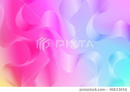 Holographic 3D liquid abstract shapes, gradient fluid poster background. Holographic 3D liquid abstract shapes, gradient fluid poster background. 90633658