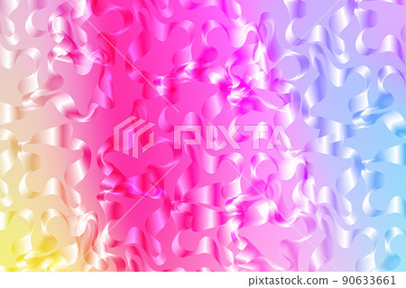 Holographic 3D liquid abstract shapes, gradient fluid poster background. Holographic 3D liquid abstract shapes, gradient fluid poster background. 90633661