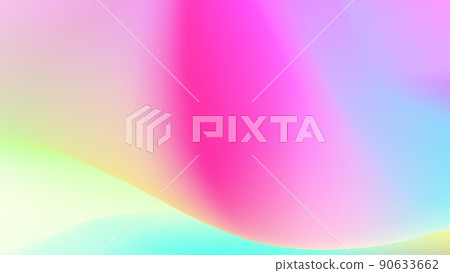 Holographic 3D liquid abstract shapes, gradient fluid poster background. Holographic 3D liquid abstract shapes, gradient fluid poster background. 90633662