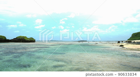 Okinawa Prefecture Iriomote Island Star Sand Coast Okinawa Prefecture Iriomote Island Star Sand Coast 90633834