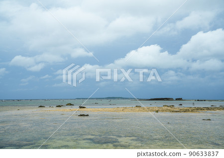 Okinawa Prefecture Iriomote Island Star Sand Coast Okinawa Prefecture Iriomote Island Star Sand Coast 90633837