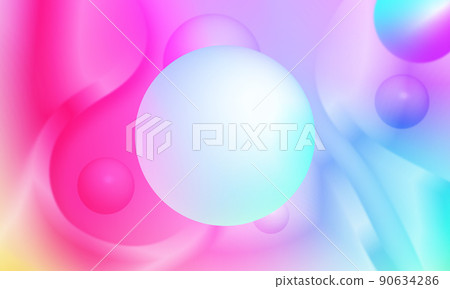 五面六色流體變形變形壁紙背景。 五面六色流體變形變形壁紙背景。 90634286